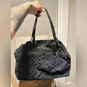 Coach black handbag